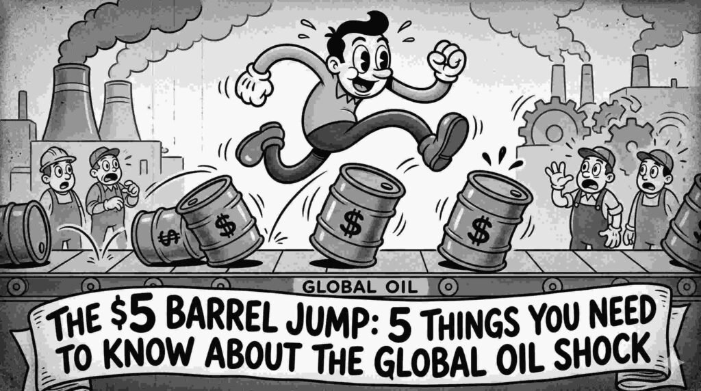 The $5 Barrel Jump: 5 Things You Need to Know About the Global Oil Shock