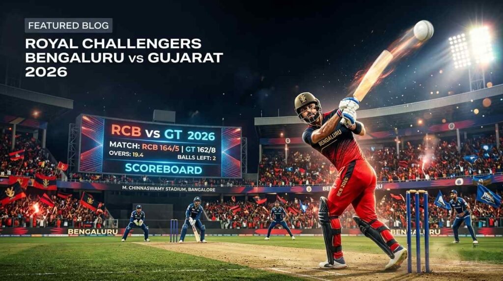Royal Challengers Bengaluru Beat Gujarat Titans in a High-Voltage IPL Clash