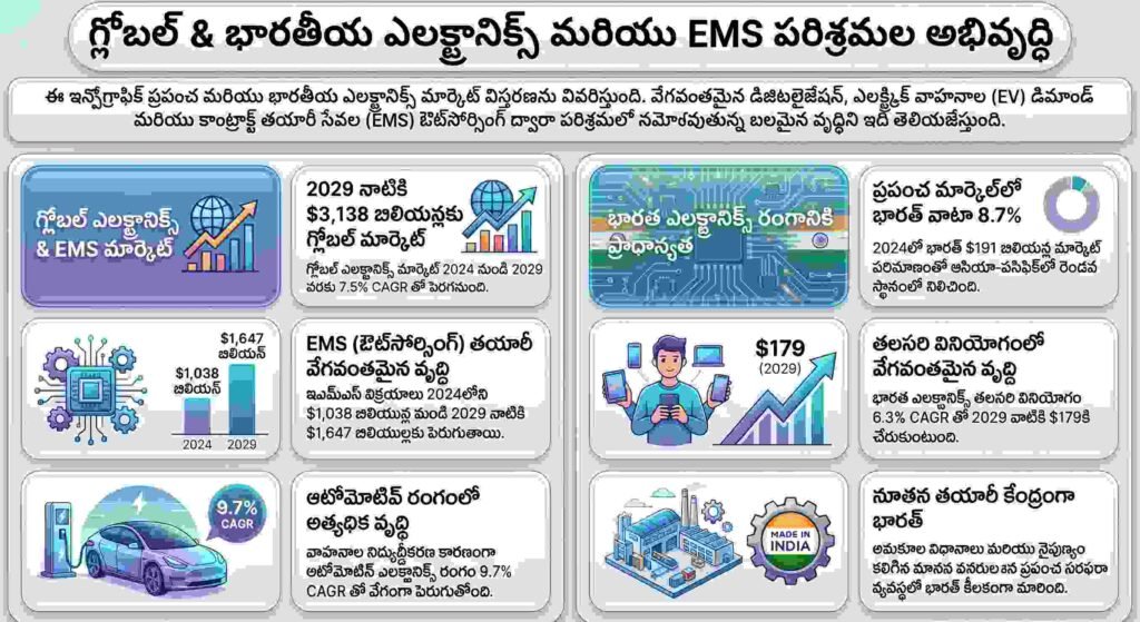 గ్లోబల్ మరియు భారతీయ ఎలక్ట్రానిక్స్ మార్కెట్